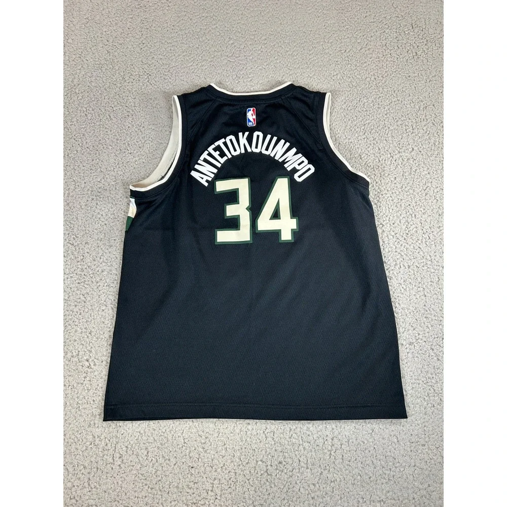 Nike Jordan Milwaukee Bucks Giannis Antetokounmpo 34 Swingman Jersey Mens Large - Picture 2 of 8